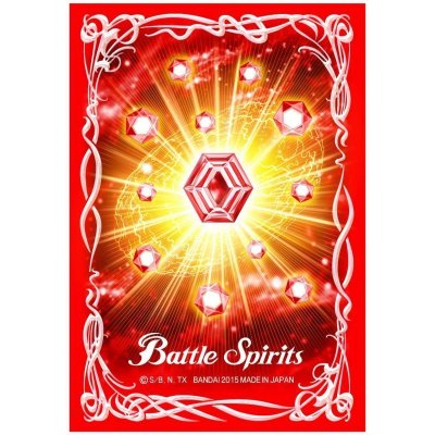 画像1: スリーブ『ホログラムカードスリーブ赤(ソウルコアコレクション01)』50枚【-】{-}《サプライ》