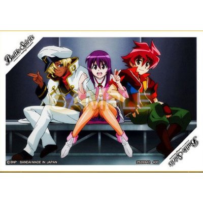 画像1: スリーブ『馬神弾&紫乃宮まゐ&クラッキー・レイ(横向き/PB06/サーガブレイヴプレミアム神話BOX付属)』50枚【-】{-}《サプライ》