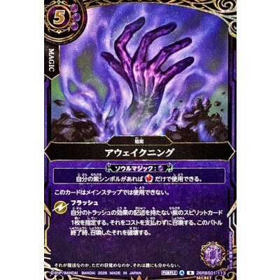 画像1: (2026/A)(SECRET)アウェイクニング【R-SEC】{26RBS01-113}《紫》
