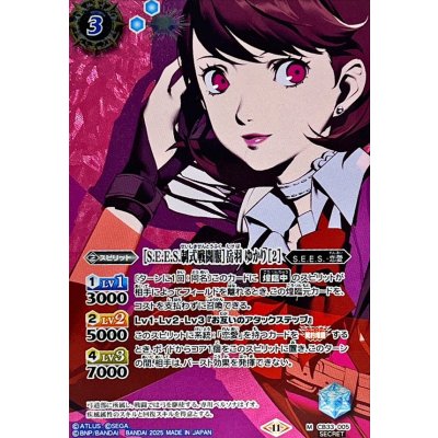(2025/11)(SECRET)[S.E.E.S.制式戦闘服]岳羽ゆかり[2]【M-SEC】{CB33-005}《青》