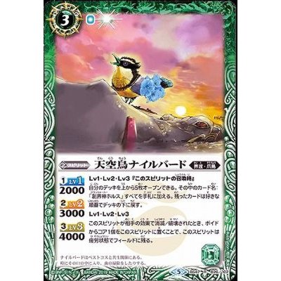 〔状態B〕(2019/5)天空鳥ナイルバード【R】{BS47-026}《緑》
