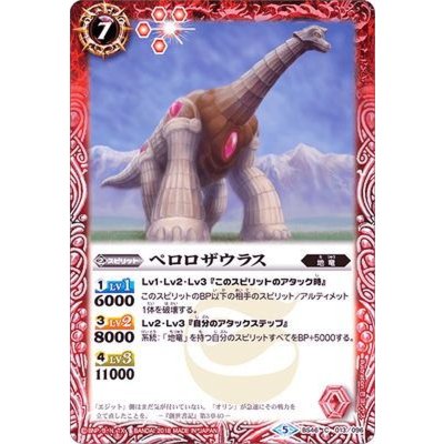 (2018/5)ペロロザウラス【C】{BS46-013}《赤》