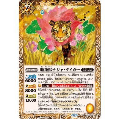 画像1: (2025/12)睡蓮獣ナジャ・タイガー【R】{BS74-057}《黄》