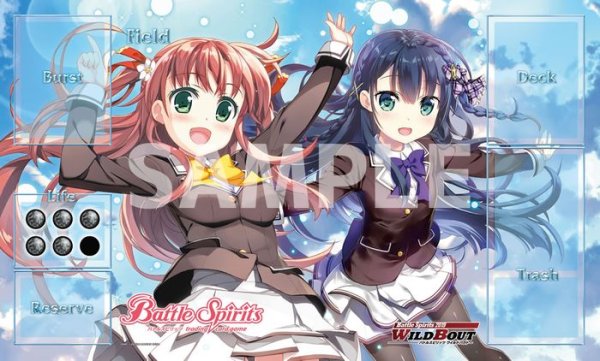 画像1: 〔状態A-〕プレイマット『ノア&ディアナ(ワイルドバウトオリジナル)』【-】{-}《サプライ》 (1)