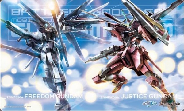 画像1: 〔状態B〕プレイマット『ガンダム/(PB12)SEED』【-】{-}《サプライ》 (1)