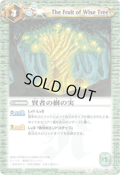 画像1: (2011/無)賢者の樹の実【C】{BS06-081}《緑》 (1)