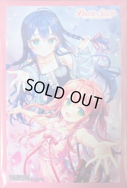 画像1: スリーブ『フルール姉妹(ピンク枠/縦型/PB48)』50枚【-】{-}《サプライ》 (1)