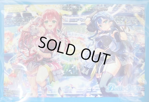 画像1: スリーブ『フルール姉妹(青枠/横型/PB48)』50枚【-】{-}《サプライ》 (1)