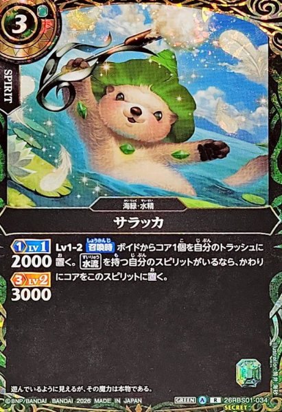 画像1: (2026/A)(SECRET)サラッカ【R-SEC】{26RBS01-034}《緑》 (1)