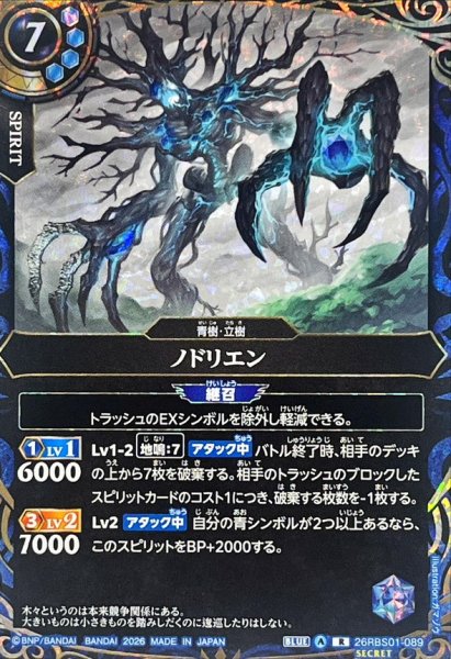 画像1: (2026/A)(SECRET)ノドリエン【R-SEC】{26RBS01-089}《青》 (1)