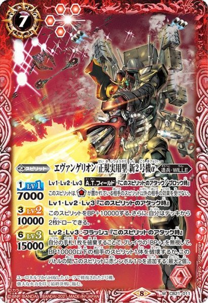 画像1: (2021/8)エヴァンゲリオン正規実用型新2号機α【M】{CB21-011}《赤》 (1)