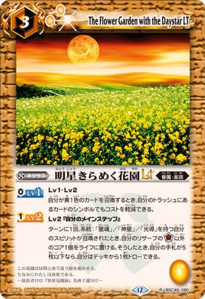 画像1: (2025/12)明星きらめく花園LT【R】{BSC49-080}《黄》 (1)