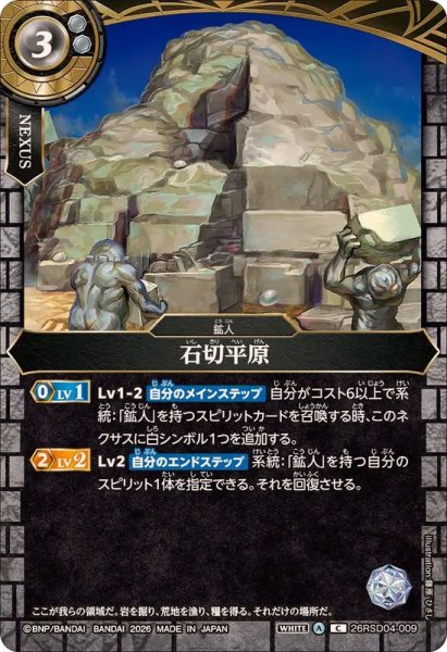 画像1: (2026/A)石切平原【C】{26RSD04-009}《白》 (1)