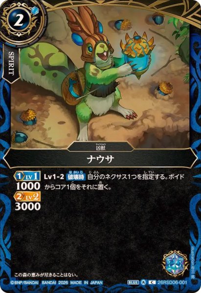 画像1: (2026/A)ナウサ【C】{26RSD06-001}《青》 (1)